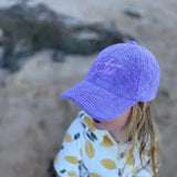 Terry Towelling Cap | Purple