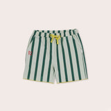 Club Stripe Mid Shorts | Minty Matcha
