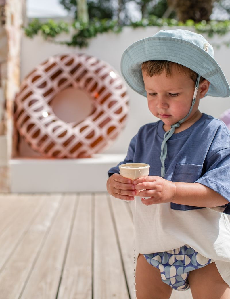 Cotton Sun Hat | Pastel Sky