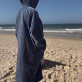Kids Zip Towel | Deep Blue