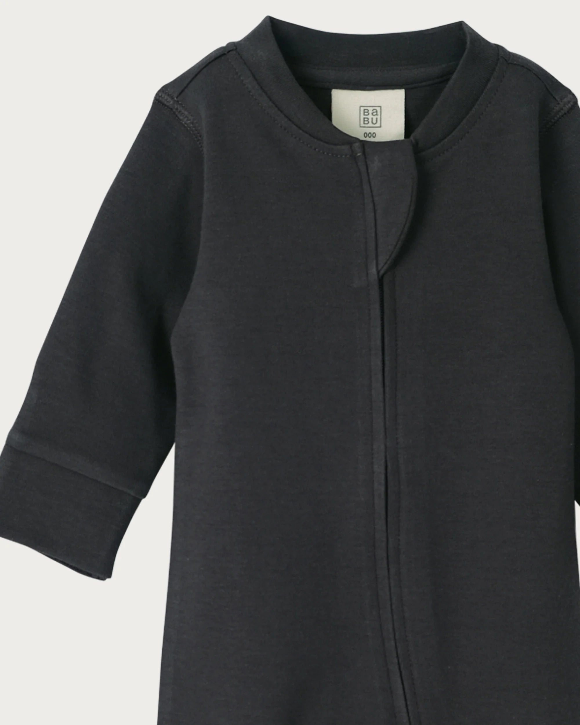 Footless Onesie Zipsuit | Charcoal