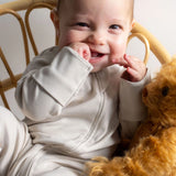 Footless Onesie Zipsuit | Oat
