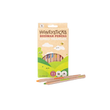 Honeysticks 3-in-1 Beeswax Pencils Jumbo Triangles 10pk