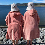 Kids Zip Towel | Guava