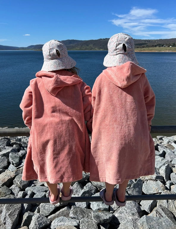 Kids Zip Towel | Guava