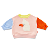 Fleece Sweater | Little Billabong Pink