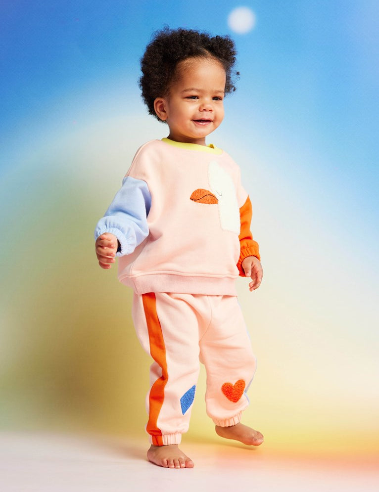 Fleece Track Pants | Little Billabong Pink