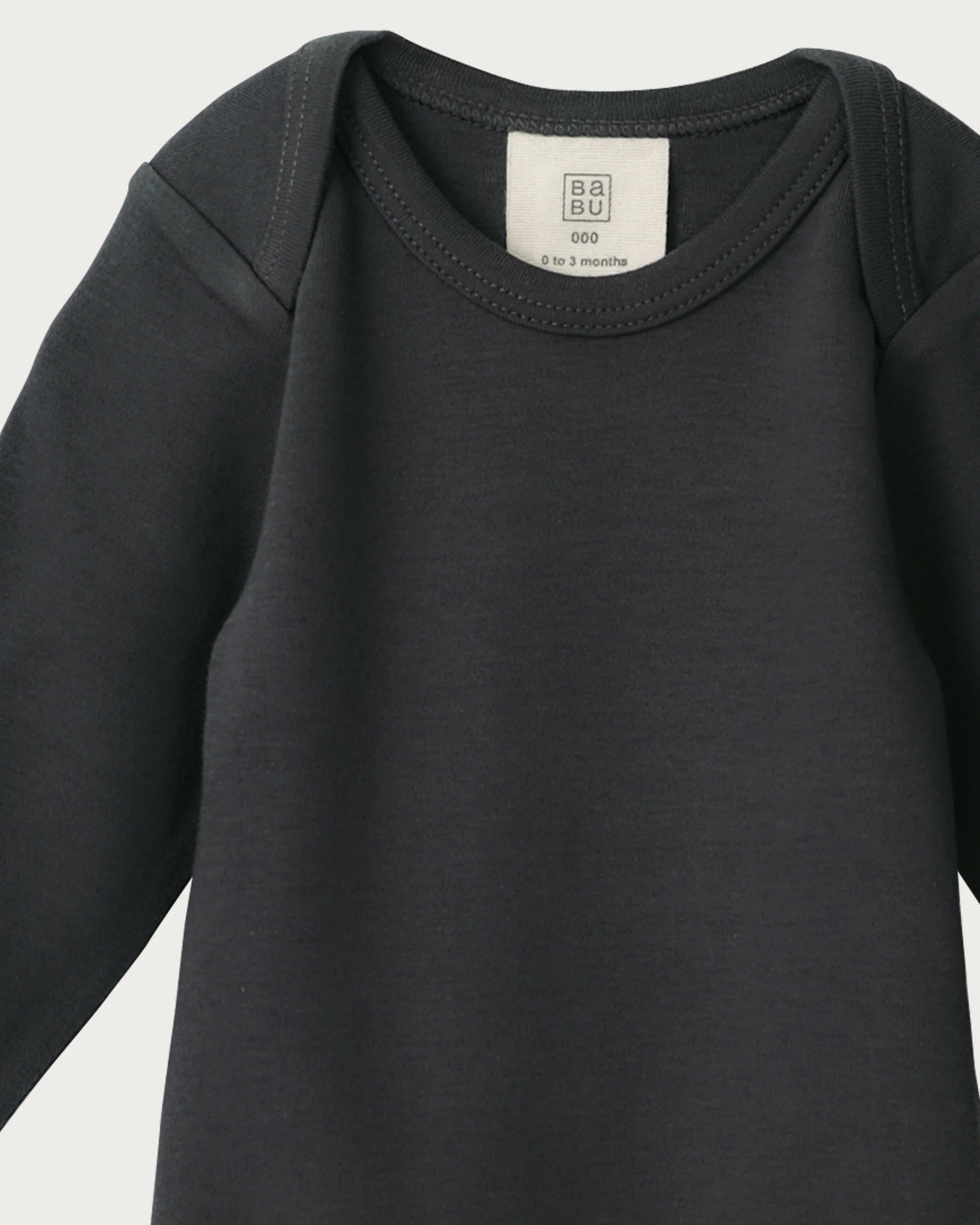 Long Sleeve Bodysuit | Charcoal