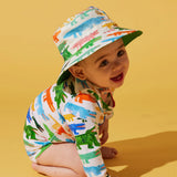 Long Sleeve Bodysuit | Crocodile Smile
