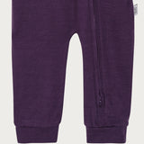 Merino Cuffed Pants | Plum