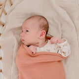 Merino Wool Newborn Cocoon Baby Wrap | Blossom