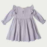 Muslin Charlotte Dress Long Sleeve | Berry