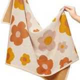 Organic Cotton Knitted Blanket | Bloom