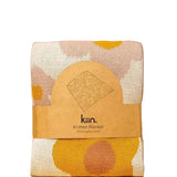Organic Cotton Knitted Blanket | Bloom