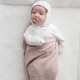 Organic Cotton Muslin Swaddle Wrap | Sunset
