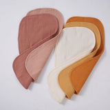 Organic Muslin Baby Burp Cloths | Golden Harvest (5 Pack)