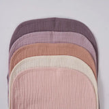 Organic Muslin Burp Cloths | Lavender Blush (5 Pack)