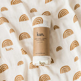 Organic Muslin Swaddle | Rainbow Ivory Umber