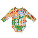 Long Sleeve Bodysuit | Pocket Patch