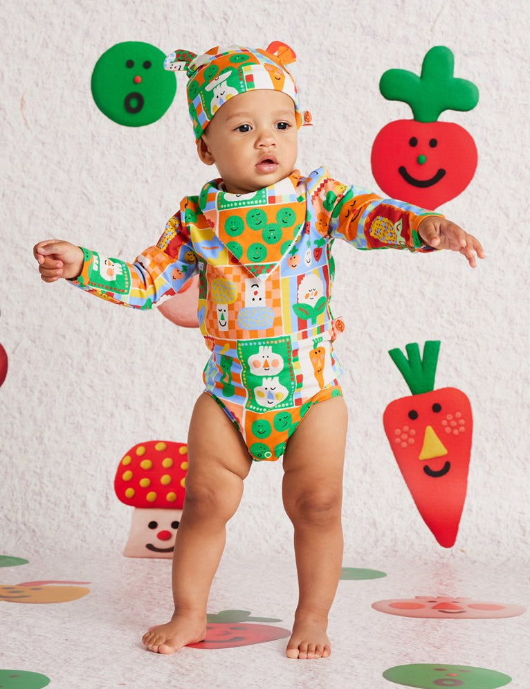 Long Sleeve Bodysuit | Pocket Patch
