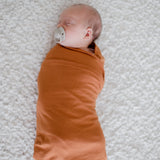 Stretchy Baby Swaddle Wrap | Savannah Rust