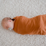 Stretchy Baby Swaddle Wrap | Savannah Rust