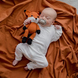 Stretchy Baby Swaddle Wrap | Savannah Rust
