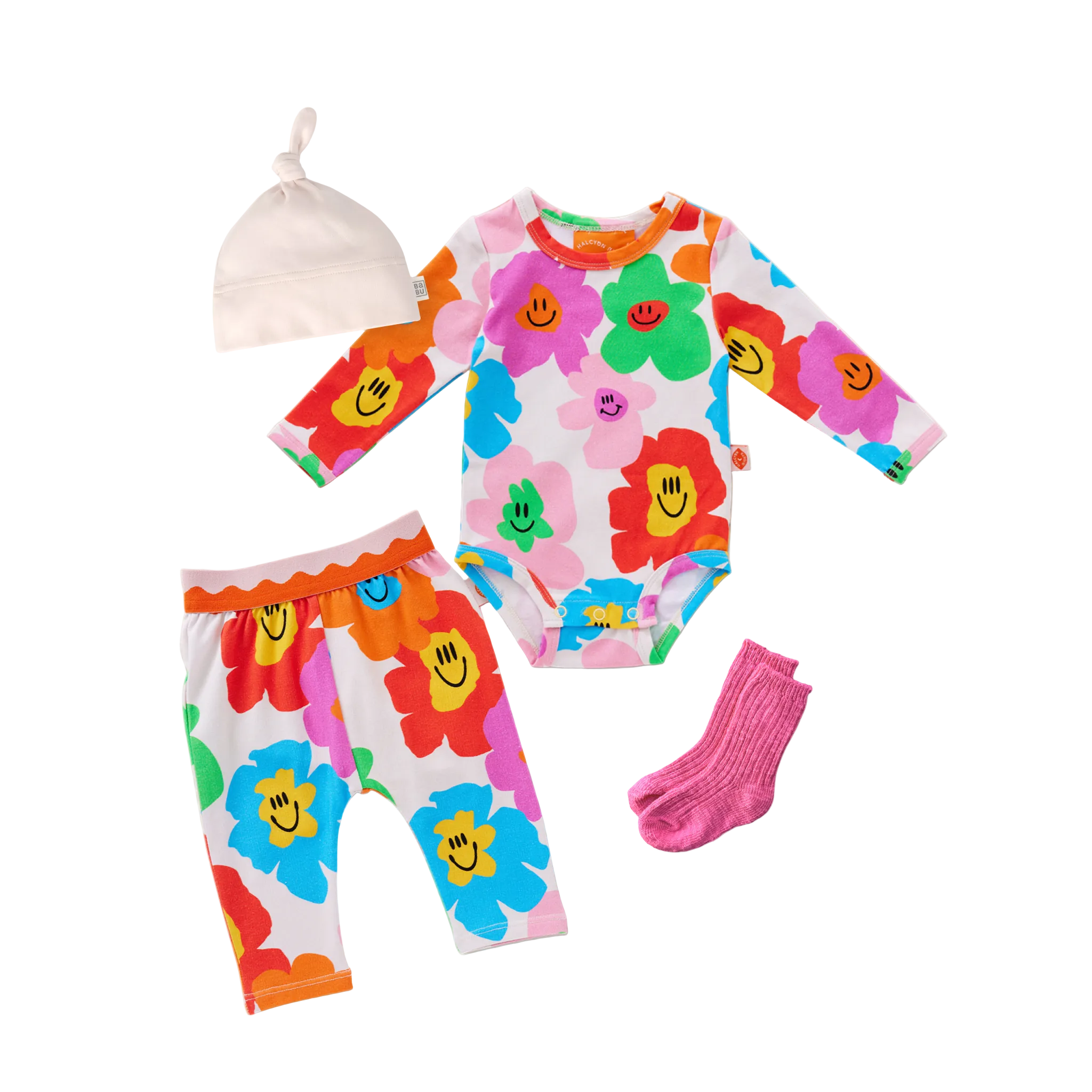Happy Flowers Baby Set